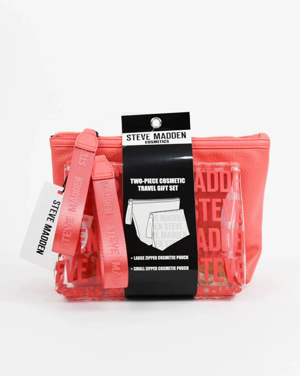 Cosmetiquera Steve Madden Duo Coral