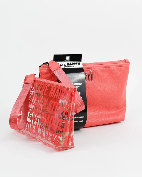 Cosmetiquera Steve Madden Duo Coral