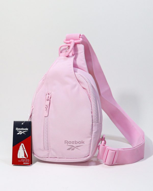 Crossbody Reebok color rosa
