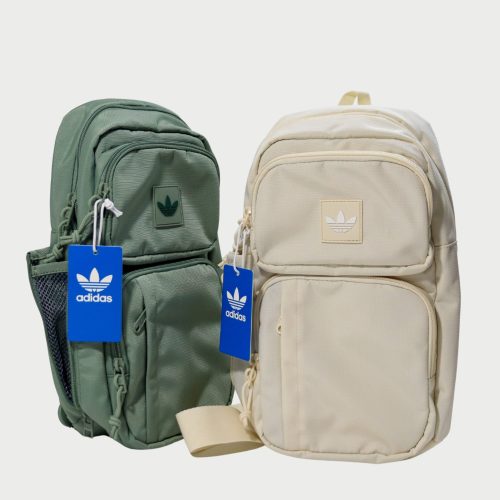 Crossbody Adidas verde y beige