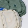 Crossbody Adidas verde y beige