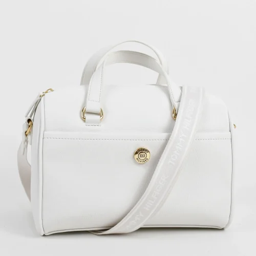 Bolsa Tommy Hilfiger Mediana Blanca/Azul Marino