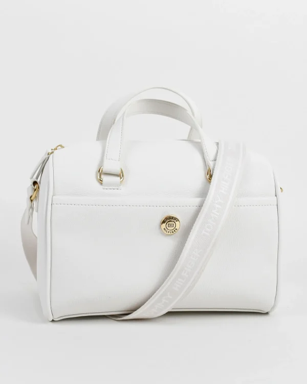 Bolsa Tommy Hilfiger Mediana Blanca/Azul Marino