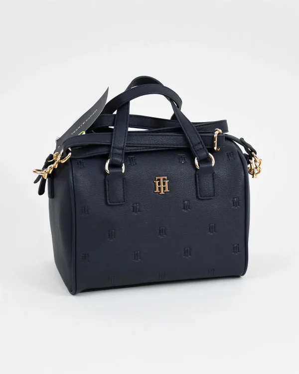 Bolsa Tommy Hilfiger Mediana Blanca/Azul Marino