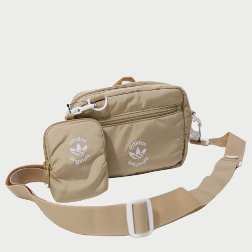 Crossbody Adidas color café claro
