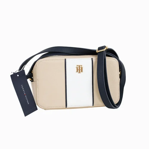 Crossbody Tommy Hilfiger Beige/Blanco/Azul