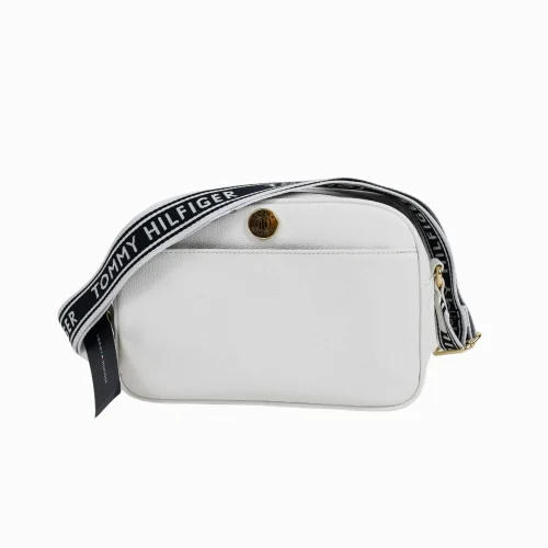 Crossbody Tommy Hilfiger Blanco c/ Negro
