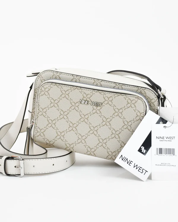 Crossbody Nine West Blanco/Beige
